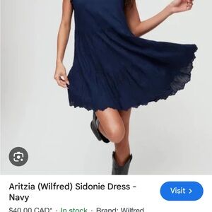 Wilfred Sidonie Dress Navy